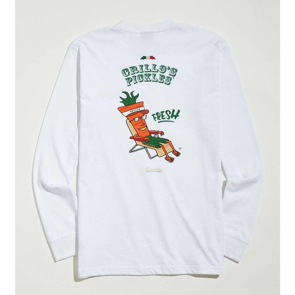 Carrots By Anwar Carrots Men's X Grillo's Pickles Long Sleeve Tee T-Shirt